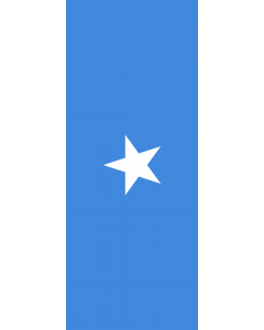 Vertical Hanging Beam Flag: Somalia |  portrait flag | 3.5m² | 38sqft | 300x120cm | 10x4ft 