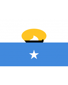 Flag: Maakhir state of Somalia |  landscape flag | 1.35m² | 14.5sqft | 90x150cm | 3x5ft 