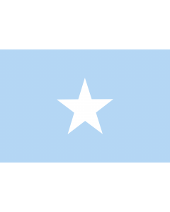 Bandera: Somalia Sky Blue |  bandera paisaje | 1.35m² | 90x150cm 