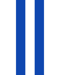 Bandera: Bandera vertical con manga cerrada para potencia El Salvador |  bandera vertical | 6m² | 400x150cm 