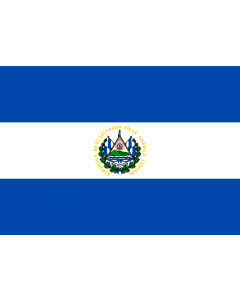 Flagge: Small El Salvador  |  Querformat Fahne | 0.7m² | 70x100cm 