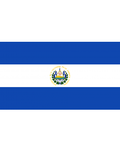 Raum-Fahne / Raum-Flagge: El Salvador 90x150cm