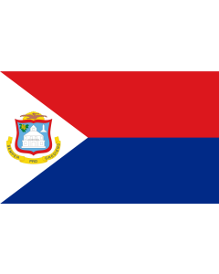 Table-Flag / Desk-Flag: Sint Maarten 15x25cm