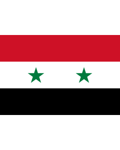 Flag: Syrian |  landscape flag | 0.96m² | 10sqft | 80x120cm | 2.5x4ft 