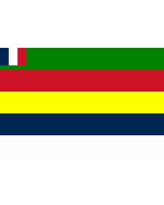 Flagge: Large Majliss Enniabi  Jabal ad-Druze | Majliss Enniabi  Council  of Jabal ad-Druze between 1924 - 1936  |  Querformat Fahne | 1.35m² | 90x150cm 