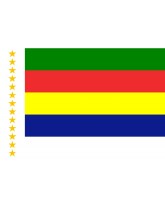 Flagge: Large State of Souaida  state | State Flag of the State of Souaida between 1921 - 1924  |  Querformat Fahne | 1.35m² | 90x150cm 