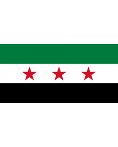 Flagge: XL Syria 1932 58 1961 63  |  Querformat Fahne | 2.16m² | 100x200cm 