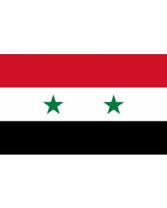 Raum-Fahne / Raum-Flagge: Syrien 90x150cm