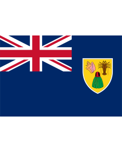 Flag: Turks and Caicos Islands |  landscape flag | 0.06m² | 0.65sqft | 20x30cm | 8x12in 
