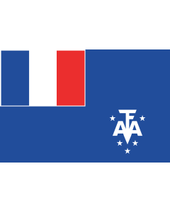 Flag: French Southern Territories |  landscape flag | 0.375m² | 4sqft | 50x75cm | 1.5x2.5ft 