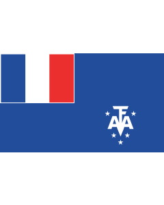 Flag: French Southern Territories |  landscape flag | 1.35m² | 14.5sqft | 90x150cm | 3x5ft 