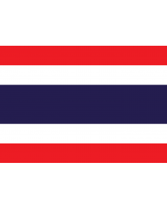 Flag: Thailand |  landscape flag | 0.7m² | 7.5sqft | 70x100cm | 2x3ft 