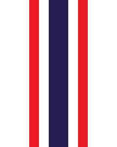 Bandera: Bandera vertical con manga cerrada para potencia Tailandia |  bandera vertical | 3.5m² | 300x120cm 