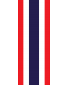 Vertical Hanging Beam Flag: Thailand |  portrait flag | 6m² | 64sqft | 400x150cm | 13x5ft 