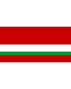 Bandera de  Tajik Soviet Socialist Republic  1953–1991 ; Flag of Tajikistan  1991–1992   reverse | Reversed flag of the Tajik SSR  1953–1991  and Tajikistan  1991–1992 |  bandera horizontal | 2.16m² | 100x200cm 