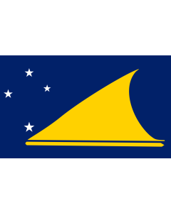 Flagge: XXL+ Tokelau  |  Querformat Fahne | 3.75m² | 150x250cm 