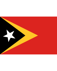 Flag: Timor-Leste |  landscape flag | 0.24m² | 2.5sqft | 40x60cm | 1.3x2foot 