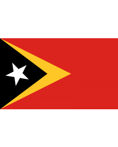 Flag: Timor-Leste |  landscape flag | 1.35m² | 14.5sqft | 90x150cm | 3x5ft 