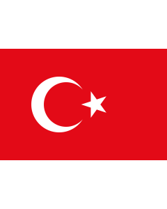 Flag: Turkey |  landscape flag | 0.06m² | 0.65sqft | 20x30cm | 8x12in 