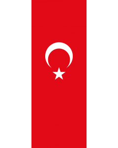 Bandiera: Turchia |  bandiera ritratto | 6m² | 400x150cm 