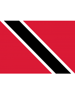 Flag: Trinidad and Tobago |  landscape flag | 0.7m² | 7.5sqft | 70x100cm | 2x3ft 
