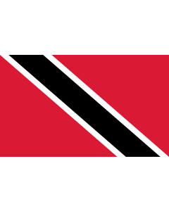 Table-Flag / Desk-Flag: Trinidad and Tobago 15x25cm