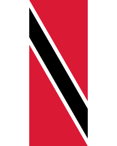 Vertical Hanging Beam Flag: Trinidad and Tobago |  portrait flag | 3.5m² | 38sqft | 300x120cm | 10x4ft 
