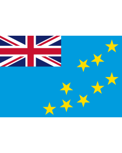 Flag: Tuvalu |  landscape flag | 0.06m² | 0.65sqft | 20x30cm | 8x12in 
