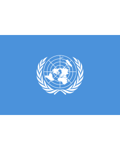 Flag: United Nations, UN |  landscape flag | 0.96m² | 10sqft | 80x120cm | 2.5x4ft 
