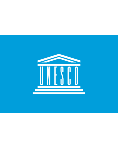 Table-Flag / Desk-Flag: United Nations Educational 15x25cm