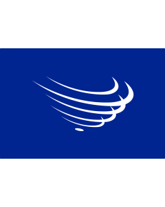 Flag: UNASUR (Union of South American Nations) |  landscape flag | 0.96m² | 10sqft | 80x120cm | 2.5x4ft 