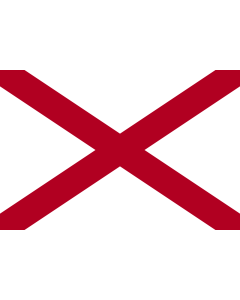 Flag: Alabama |  landscape flag | 0.135m² | 1.5sqft | 30x45cm | 1x1.5foot 