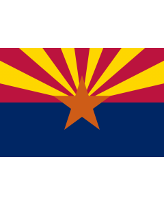 Flag: Arizona |  landscape flag | 0.135m² | 1.5sqft | 30x45cm | 1x1.5foot 