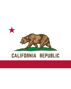 Flag: California |  landscape flag | 1.35m² | 14.5sqft | 90x150cm | 3x5ft 