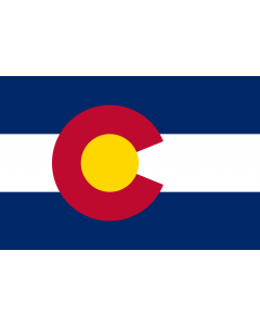 Flag: Colorado |  landscape flag | 0.135m² | 1.5sqft | 30x45cm | 1x1.5foot 