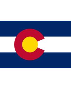 Flag: Colorado |  landscape flag | 0.06m² | 0.65sqft | 20x30cm | 8x12in 