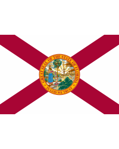 Flag: Florida |  landscape flag | 0.135m² | 1.5sqft | 30x45cm | 1x1.5foot 