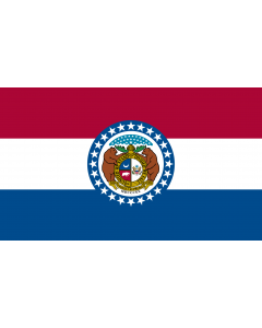 Flag: Missouri |  landscape flag | 0.135m² | 1.5sqft | 30x45cm | 1x1.5foot 