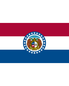 Flag: Missouri |  landscape flag | 0.135m² | 1.5sqft | 30x45cm | 1x1.5foot 