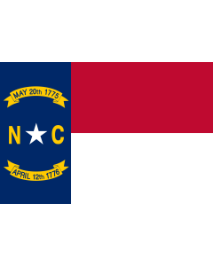 Flag: North Carolina ( |  landscape flag | 0.135m² | 1.5sqft | 30x45cm | 1x1.5foot 