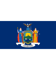 Flag: New York |  landscape flag | 1.35m² | 14.5sqft | 80x160cm | 30x60inch 