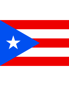 Bandera: Puerto Rico |  bandera paisaje | 2.16m² | 120x180cm 