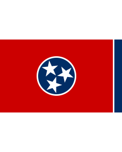 Flag: Tennessee |  landscape flag | 0.135m² | 1.5sqft | 30x45cm | 1x1.5foot 