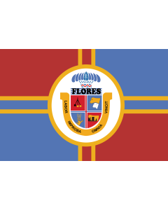 Flag: Flores |  landscape flag | 0.06m² | 0.65sqft | 20x30cm | 8x12in 