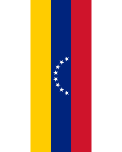 Bandera de  Venezuela |  bandera vertical | 3.5m² | 300x120cm 