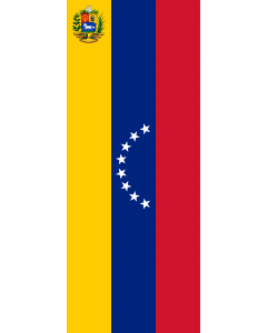 Flagge:  Venezuela  |  Hochformat Fahne | 3.5m² | 300x120cm 