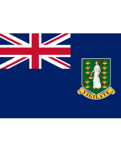 Flag: Virgin Islands, British |  landscape flag | 0.7m² | 7.5sqft | 70x100cm | 2x3ft 
