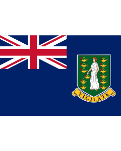 Flag: Virgin Islands, British |  landscape flag | 0.96m² | 10sqft | 80x120cm | 2.5x4ft 