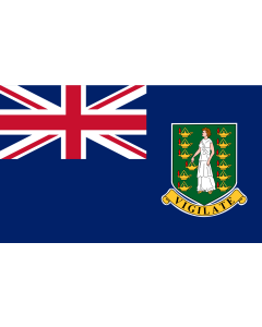 Table-Flag / Desk-Flag: Virgin Islands, British 15x25cm