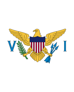 Table-Flag / Desk-Flag: Virgin Islands, U.S. 15x25cm